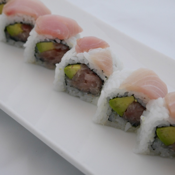 Order Double Hamachi Roll food online from Kippu Japanese Cuisine store, San Francisco on bringmethat.com