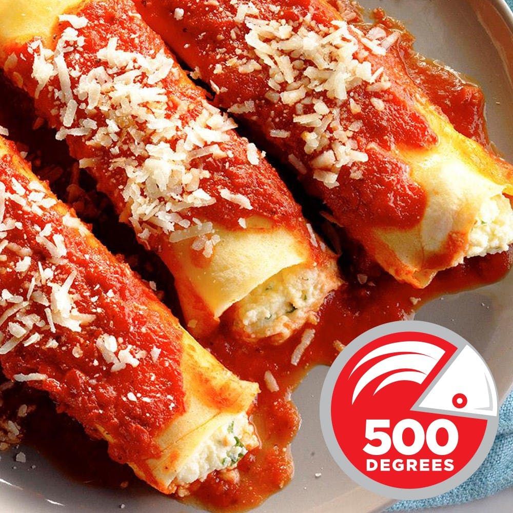 Order Manicotti - Small food online from 500 Degrees Pizzeria store, Charlotte on bringmethat.com
