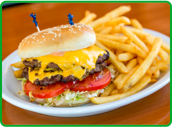 Order Cheeseburger Deluxe food online from Lucas Pizza store, Telford on bringmethat.com