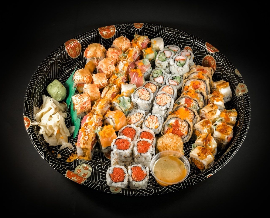 Order Sushi Party Platter food online from Wasabi store, Des Moines on bringmethat.com