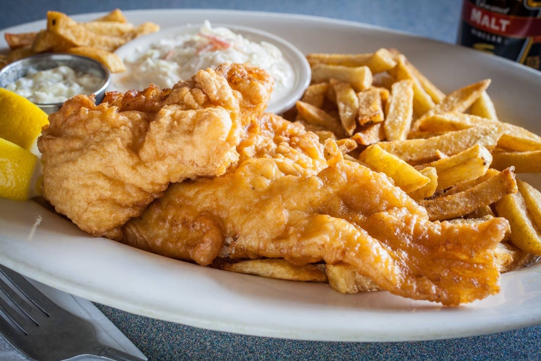 Order FISH & CHIPS food online from Meeting Street Cafe store, Providence on bringmethat.com