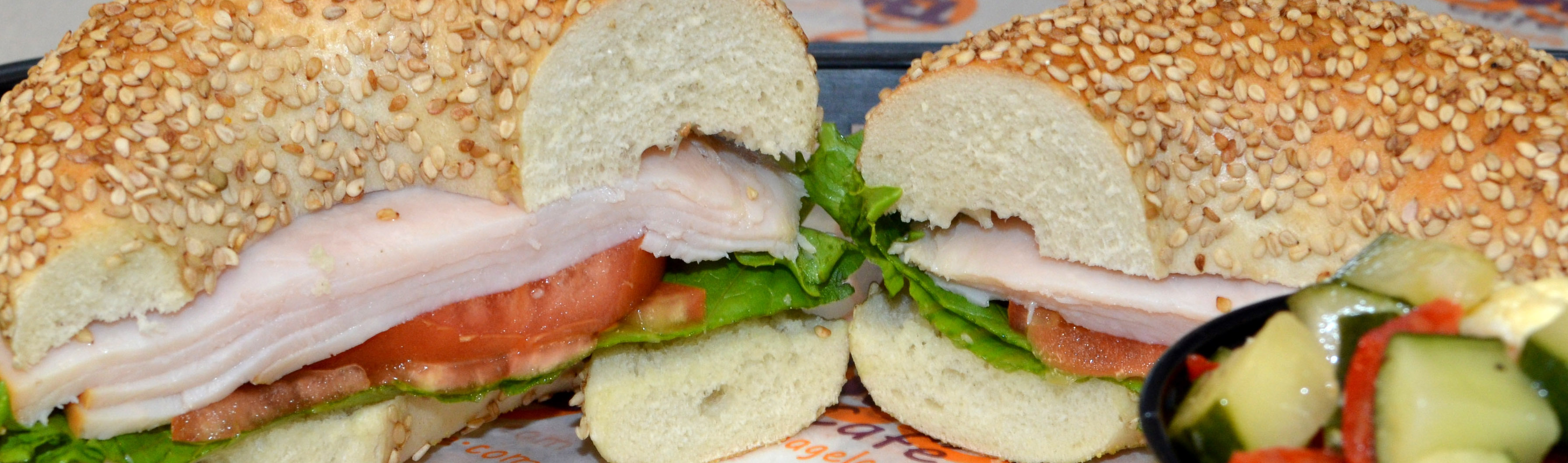 Order Turkey Sandwich food online from Bagel Cafe store, Herndon on bringmethat.com