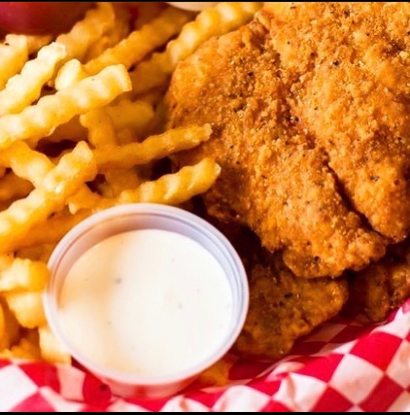 Order Four Piece Fish & Chips food online from Mario Italian Cafe Vi store, Indio on bringmethat.com