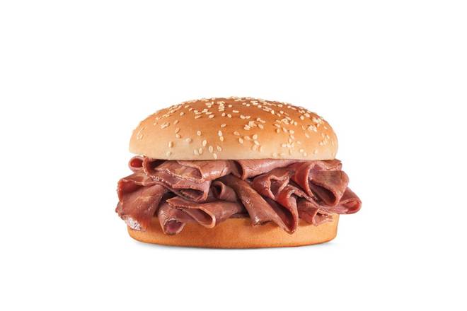 Order Original Roast Beef Sandwich food online from Hardee store, Dubuque on bringmethat.com