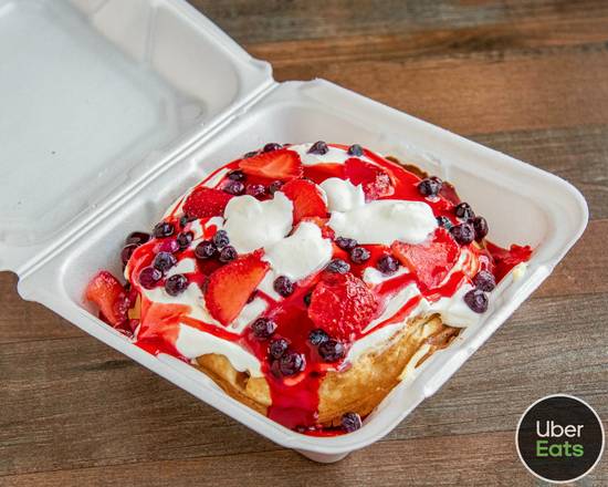 Order Berry Cheese Cake S'waffle food online from The Swaffle Shack store, Charleston on bringmethat.com