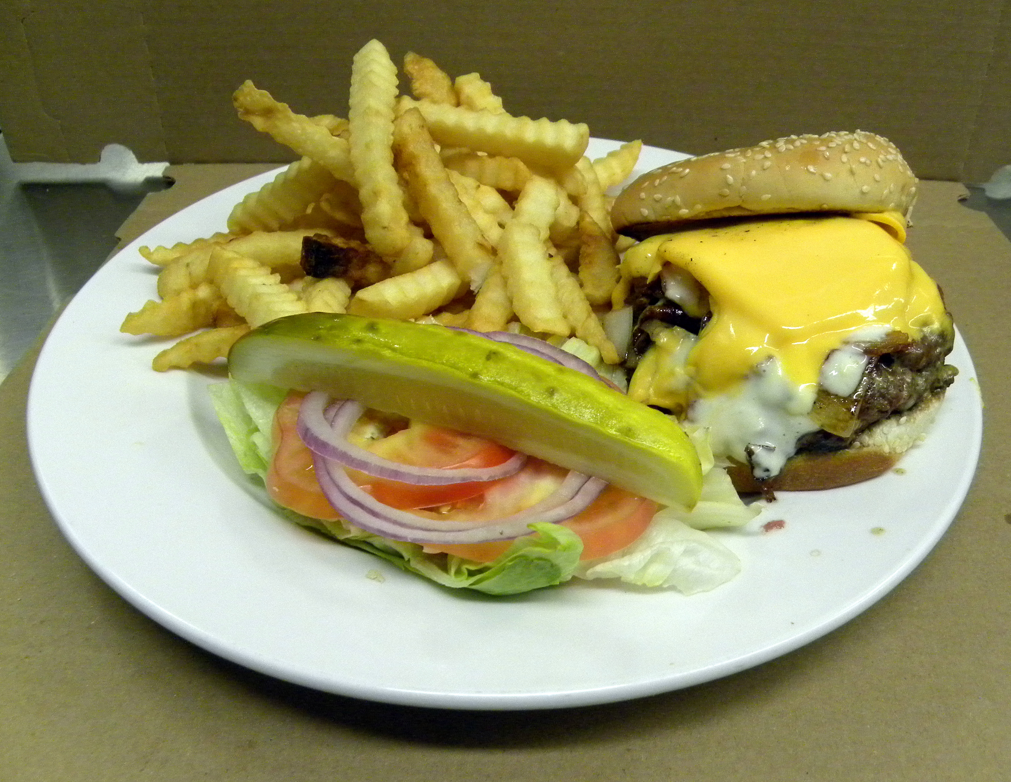Order Fatty Magoo's Burger food online from Fatty Magoos Bar & Eatery store, Bolingbrook on bringmethat.com