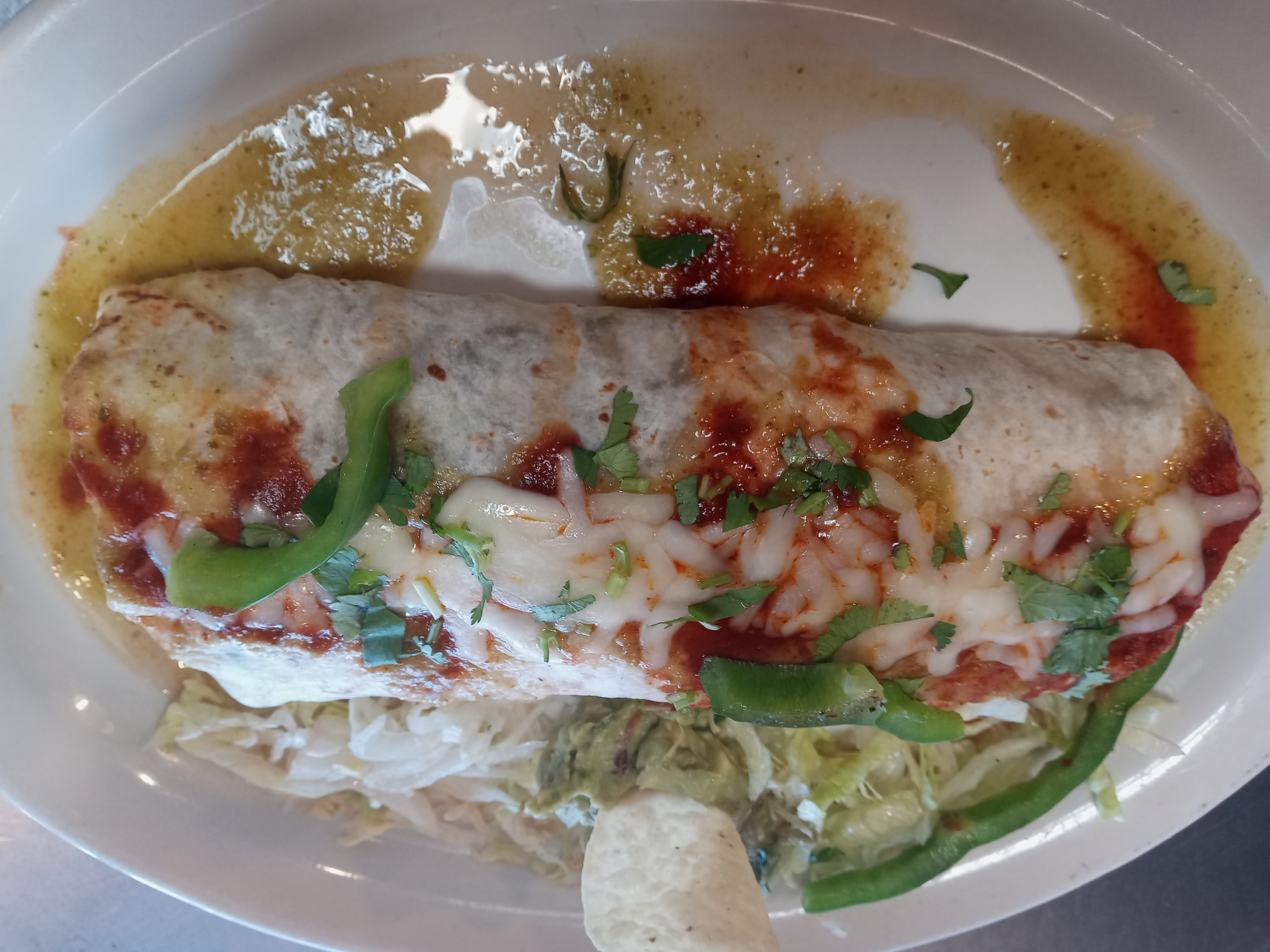 Order Vegetarian Burrito food online from Jalapeno Mexican Restaurant store, Lawrenceville on bringmethat.com