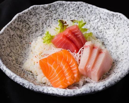 Order Tri-Color Don food online from Fushimi Japanese Cuisine store, Brooklyn on bringmethat.com