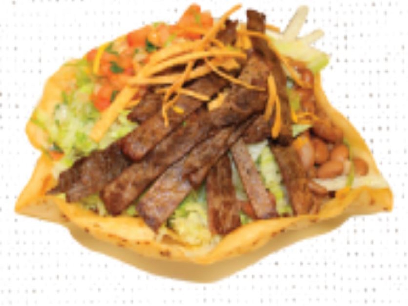 Order Taco Salad Tostada food online from Beto store, Bountiful on bringmethat.com