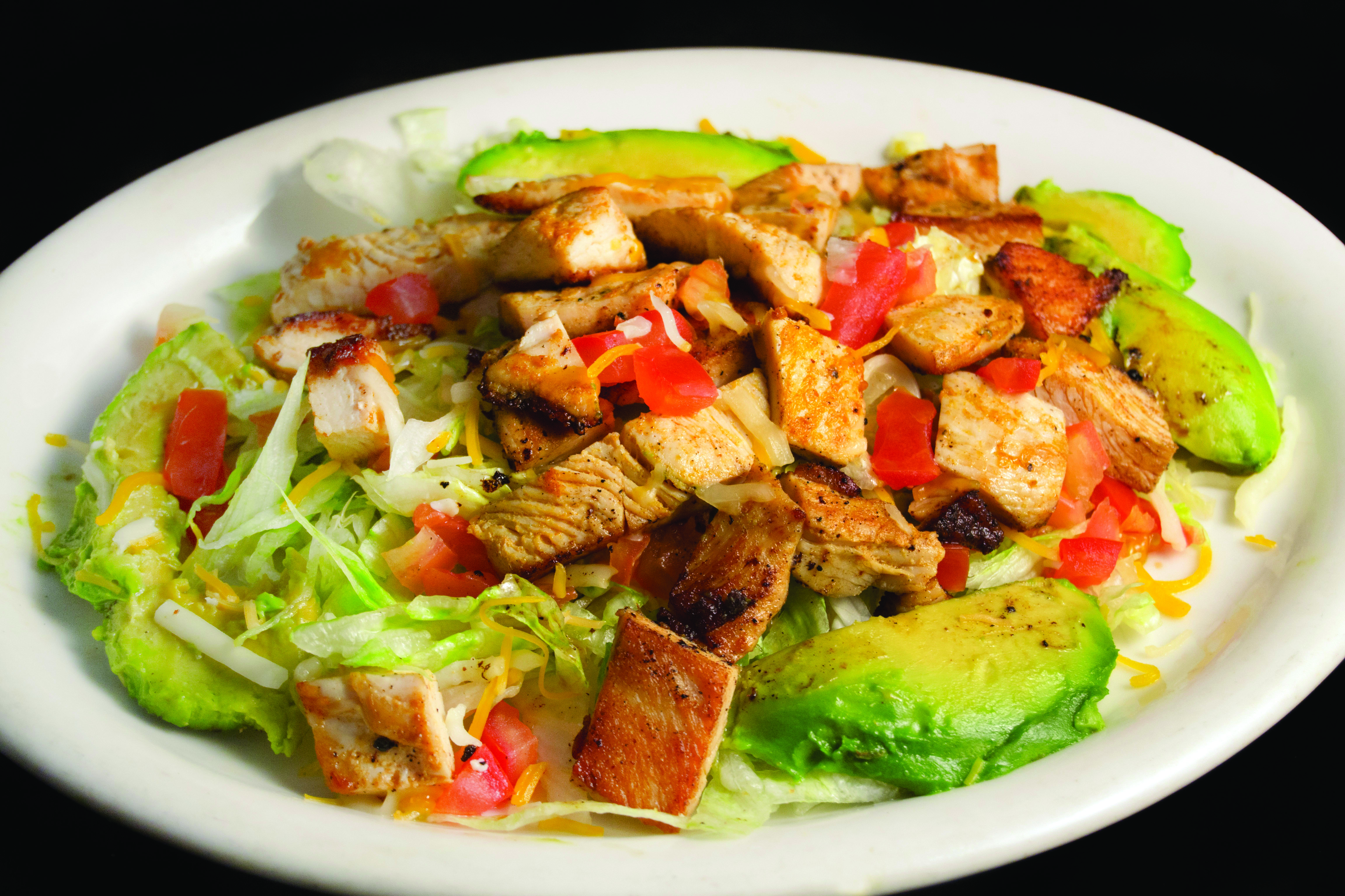 Order Chicken Fajita Salad food online from Mi Comal Mexican Restaurant store, Irving on bringmethat.com
