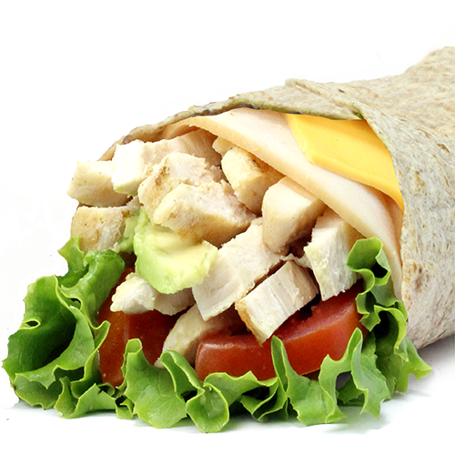 Order 1/2 Chicken Fajita Wrap Combo food online from Mas Natural store, Brownsville on bringmethat.com