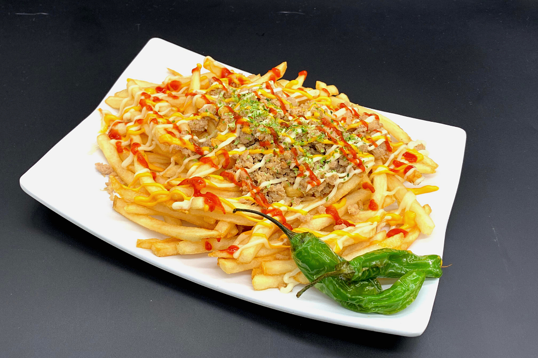 Order Spicy Soboro Fries food online from Shin-Sen-Gumi Hakata Ramen Express store, Anaheim on bringmethat.com