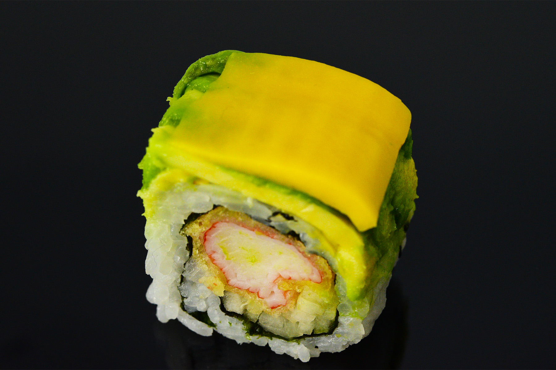 Order Mango Lover Roll food online from Fin Sushi store, Madison on bringmethat.com