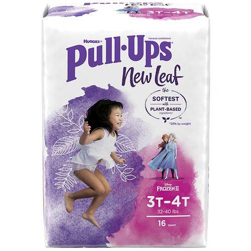 Order Huggies Pull-Ups New Leaf Girls' Potty Training Pants 3T-4T - 16.0 ea food online from Walgreens store, High Point on bringmethat.com