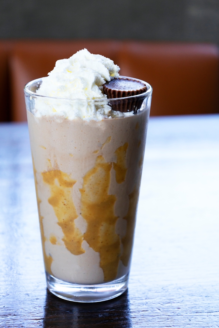 Order Peanut Butter & Chocolate Shake food online from Stacked store, Huntington Beach on bringmethat.com