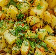 Order Garlic Cilantro Potato food online from Sam's Pita & Kabab store, Riverside on bringmethat.com
