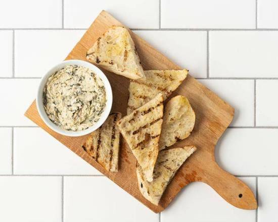 Order Roasted Artichoke-Spinach Spread with Bruschetta  food online from Pastini store, Eugene on bringmethat.com