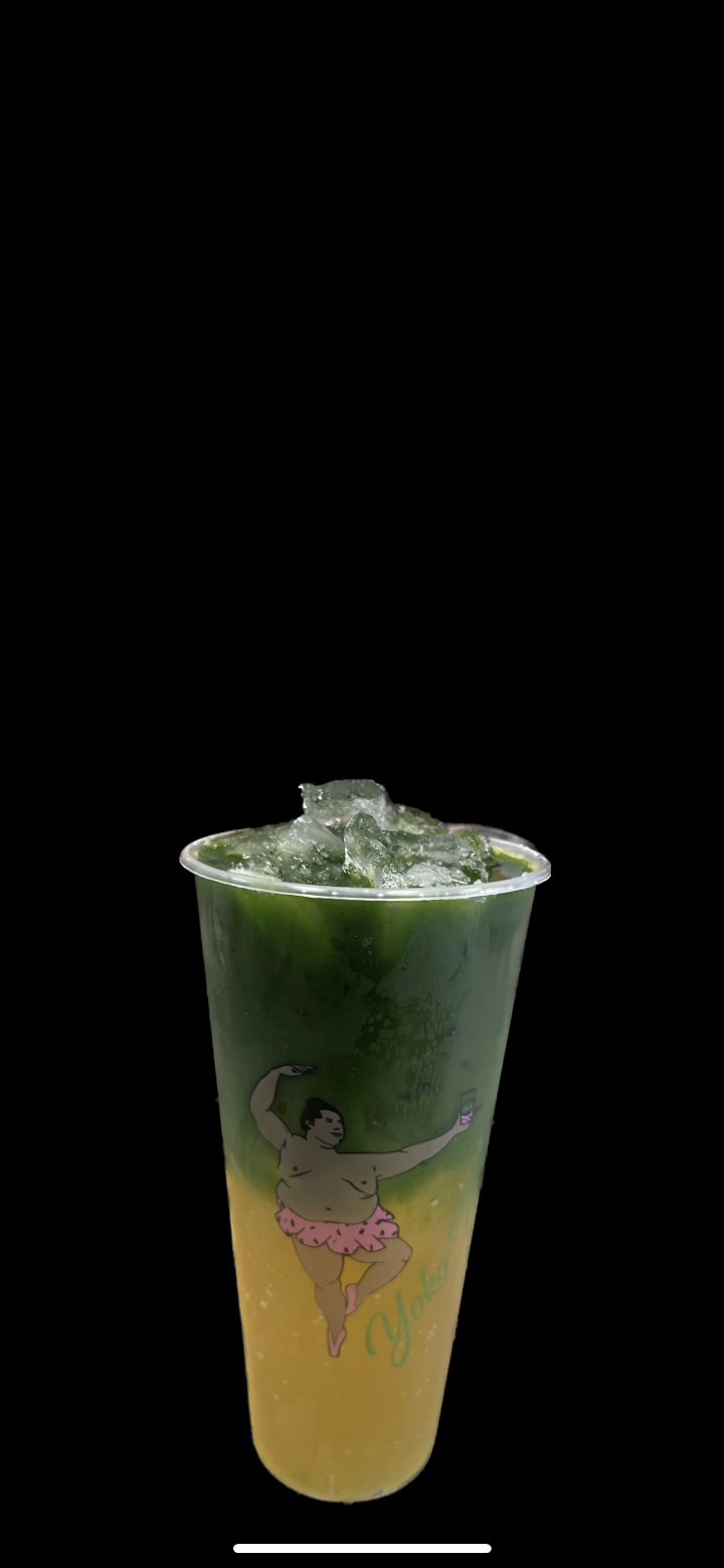 Order F13. Spinach Lemon Green Tea/w Aloe Vera food online from Yoko Tea store, Santa Clara on bringmethat.com
