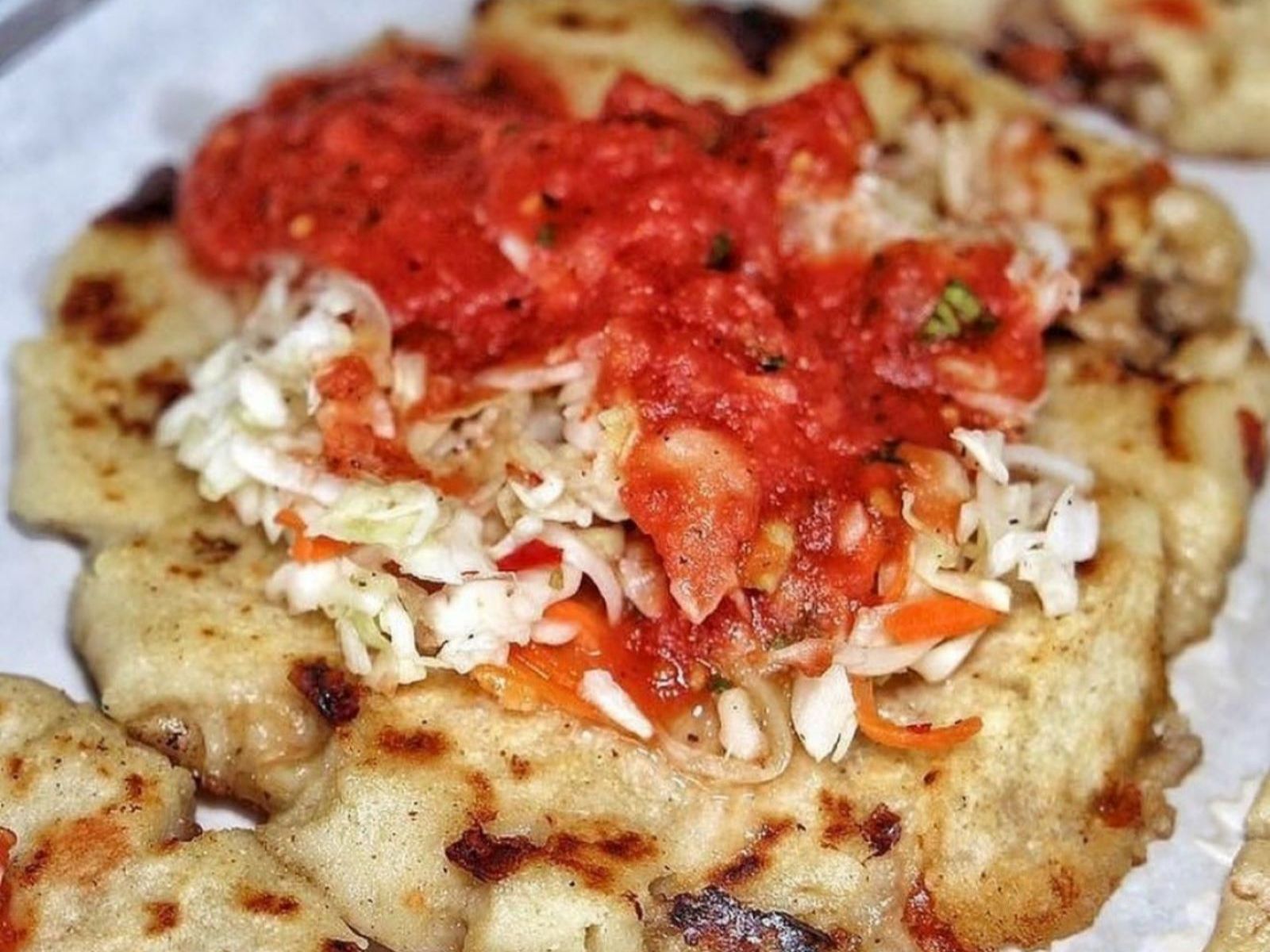 Order Chicken Pupusas! food online from Right Coast Taqueria store, Deer Park on bringmethat.com