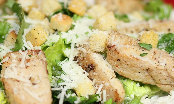 Order Chicken Caesar Salad food online from The Suite Bar & Grill store, Columbus on bringmethat.com