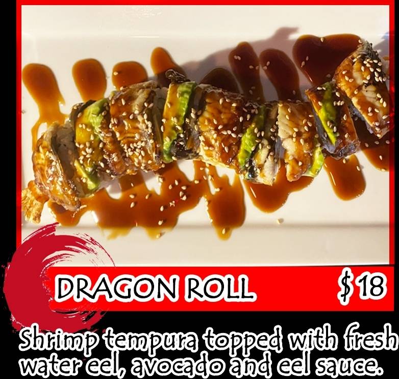 Order Dragon Roll food online from Thai Thai store, Santee on bringmethat.com