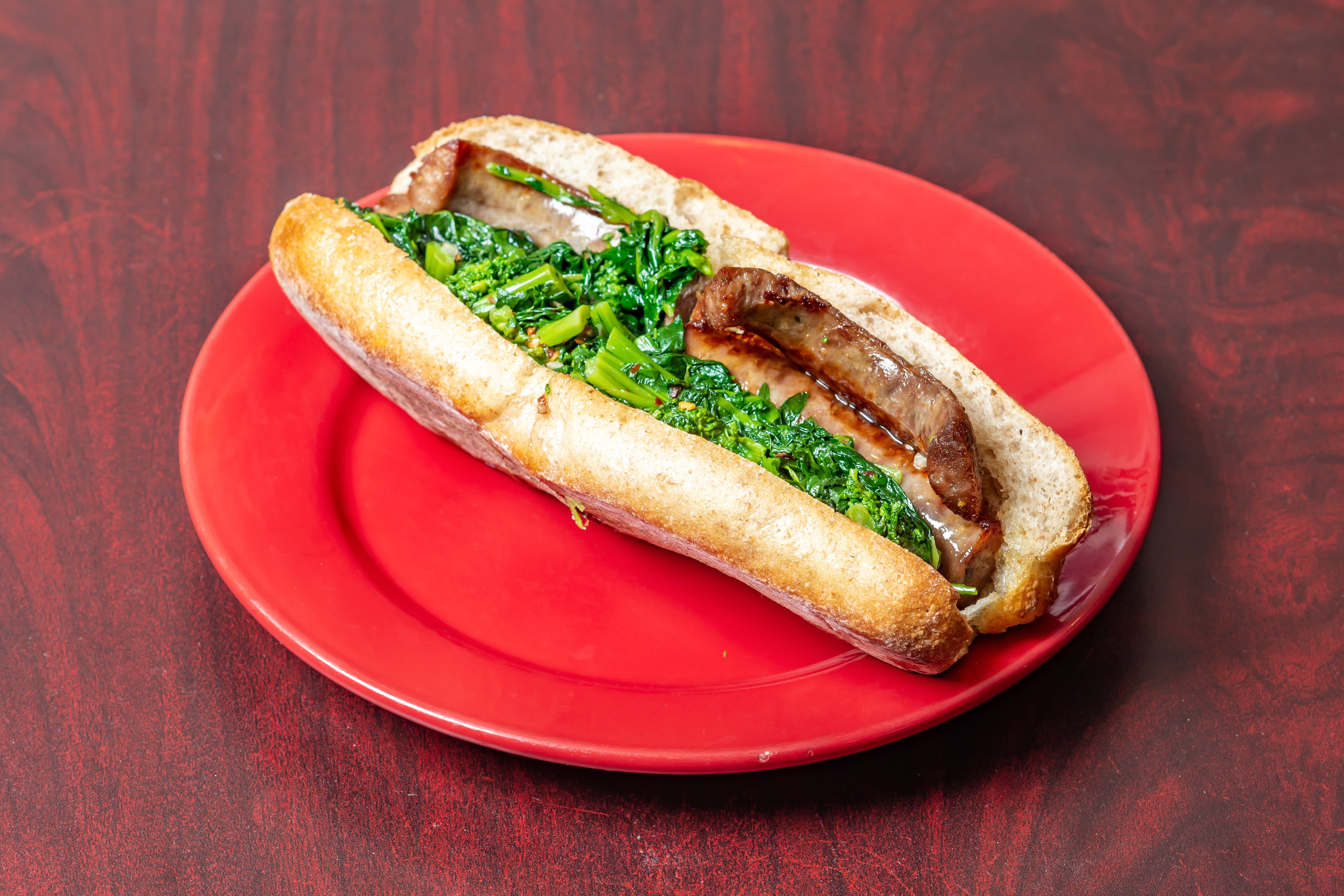 Order Sausage Sub - 10" food online from La Strada Cafe store, Neshanic Station on bringmethat.com