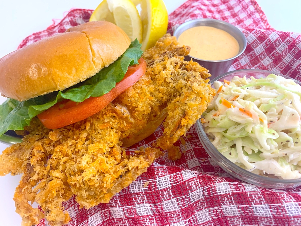 Order Hot Maryland Soft Shell Crab Sandwich food online from Captain’s Curbside Seafood store, Trappe on bringmethat.com