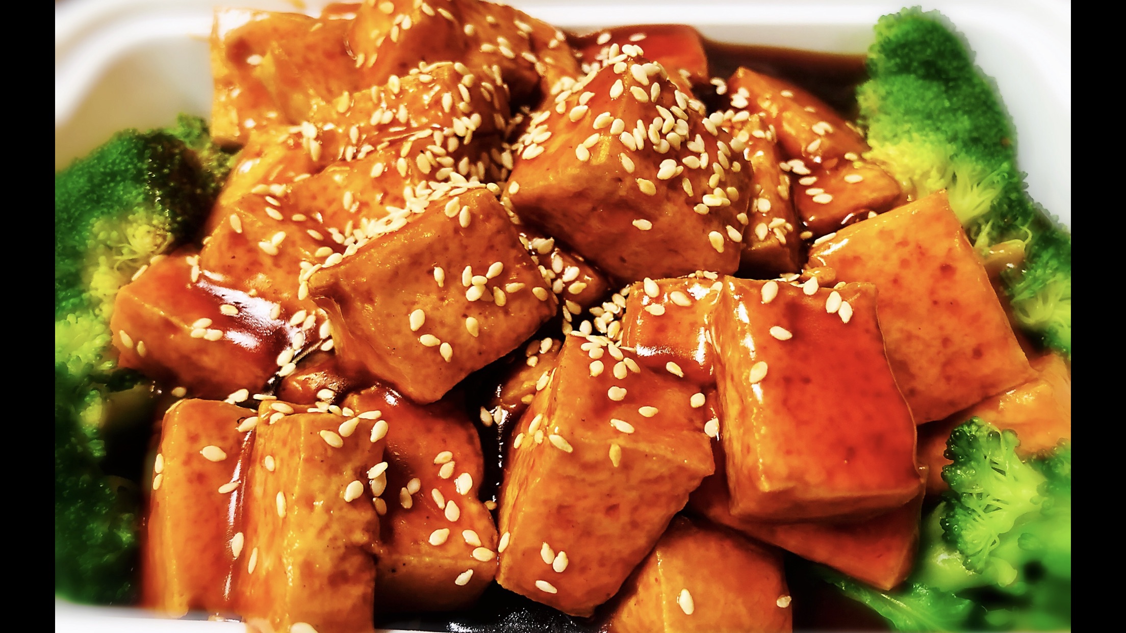 Order 104. New Sesame Tofu food online from China Gate store, Kimberly on bringmethat.com