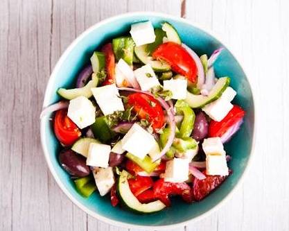 Order Greek Salad food online from Salad Kreation store, Raleigh on bringmethat.com