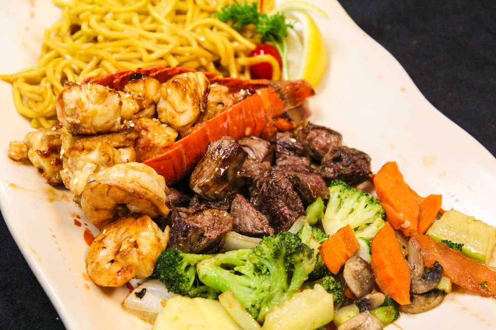 Order Filet Mignon & Lobster Tail Hibachi food online from Ginza Japanese Cuisine store, Bloomfield on bringmethat.com