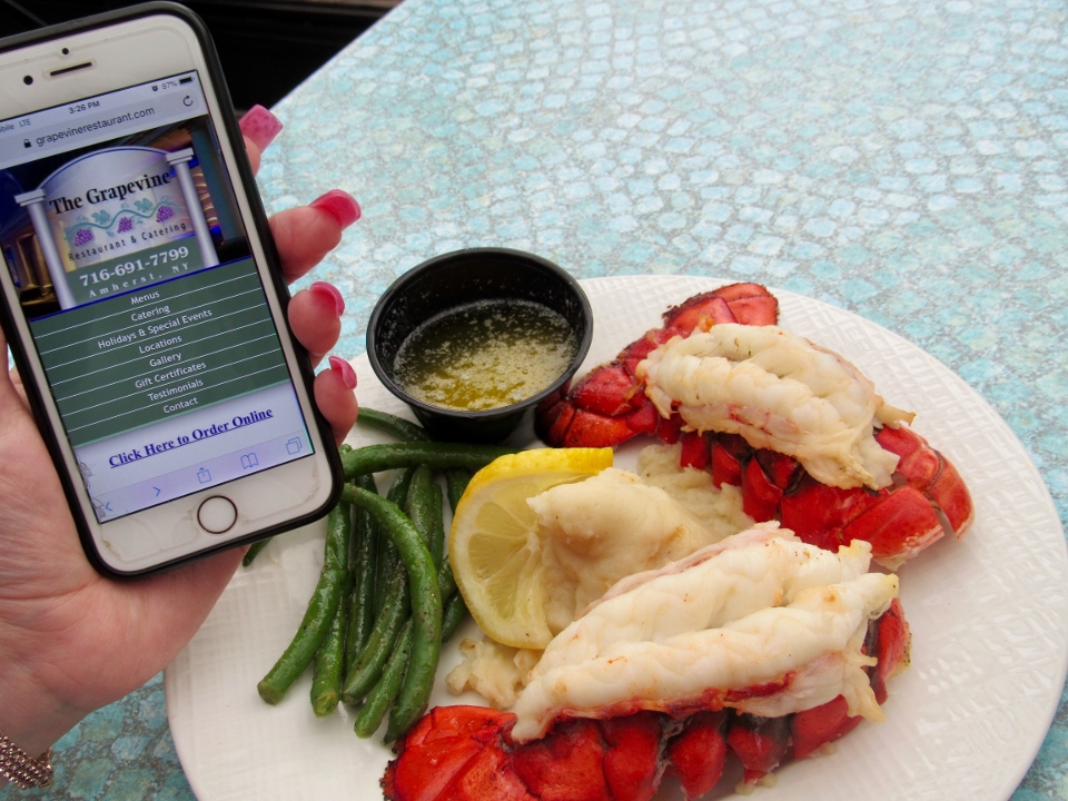 Order Gluten Free Lobster Tails _ food online from The Grapevine Restaurant & Catering store, Buffalo on bringmethat.com