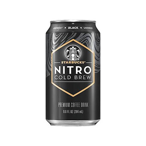 Order Starbucks Nitro Cold Brew Black Unsweetened (9.6 OZ) 133542 food online from BevMo! store, Milpitas on bringmethat.com