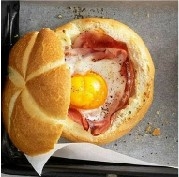 Order Roll (Egg & Cheese) food online from Gold Leaf Pastry Shop store, Linden on bringmethat.com
