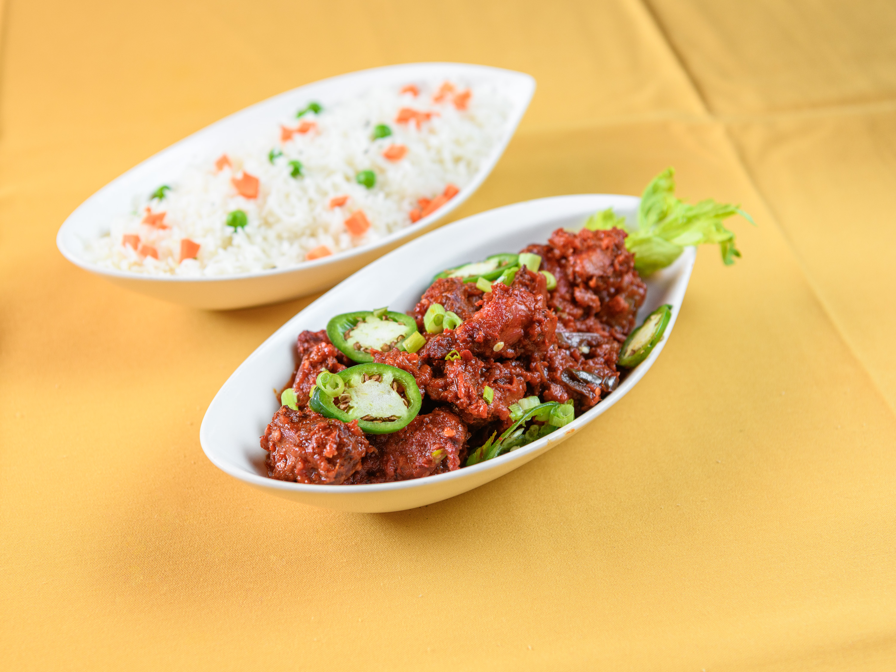 Order Chilli Chicken food online from Taj Cuisine of India store, Oklahoma City on bringmethat.com