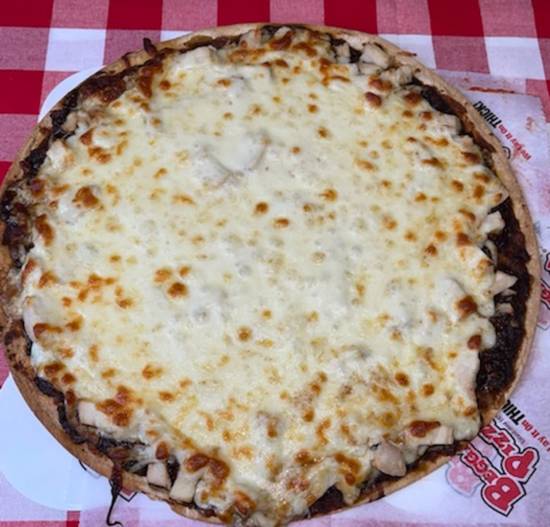 Order BBQ Chicken Pizza food online from Beggars Pizza store, Chicago on bringmethat.com