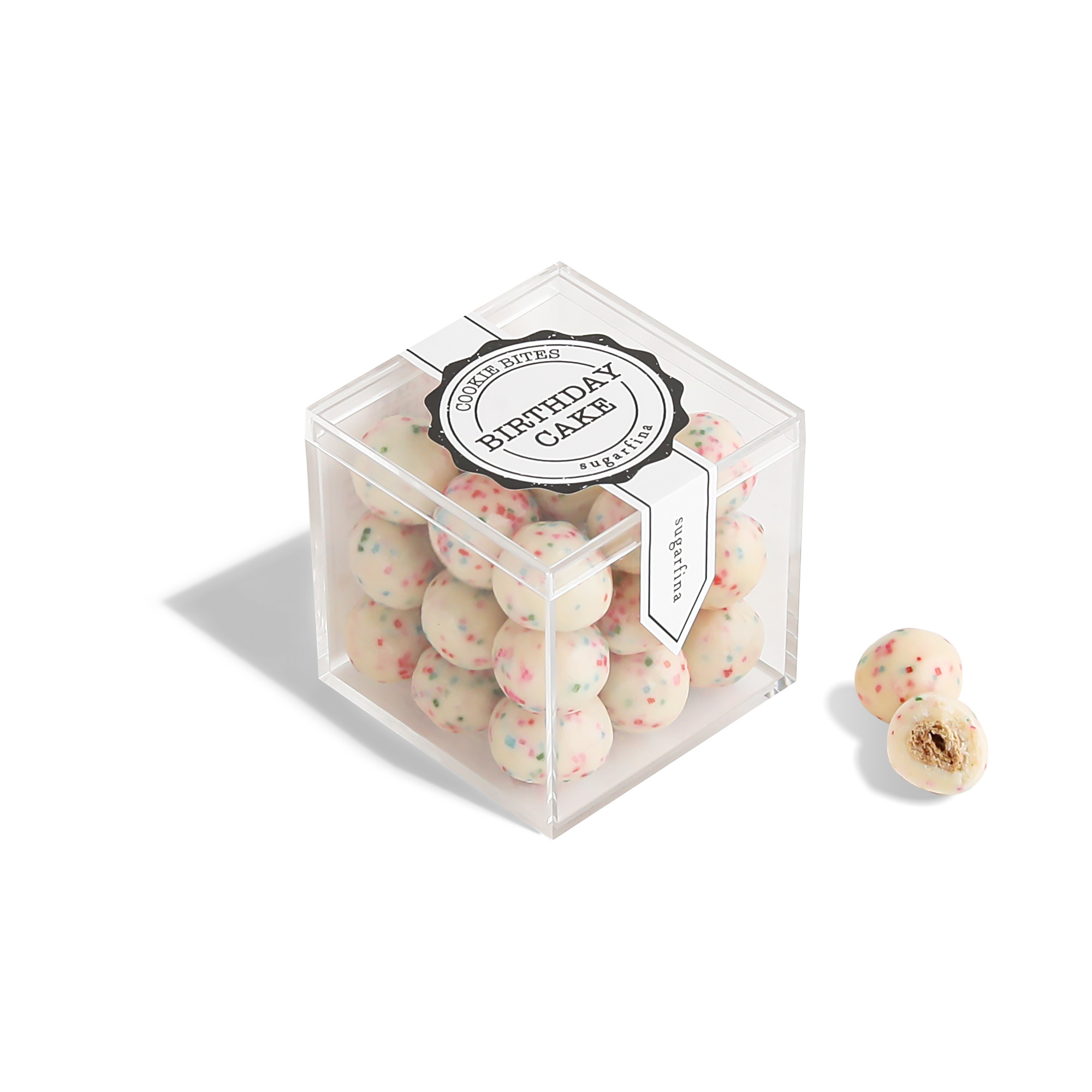 Order Birthday Cake Cookie Bites - Small Cube food online from Sugarfina store, Los Angeles on bringmethat.com