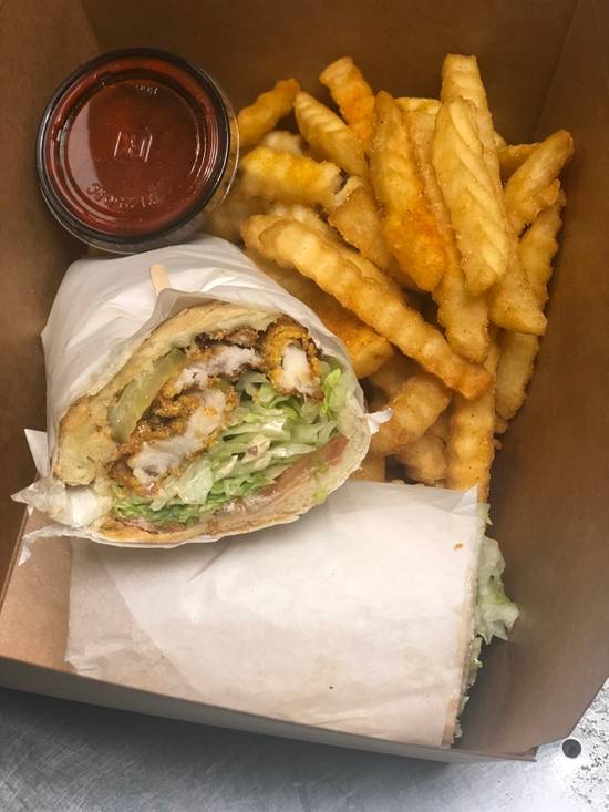 Order Snapper Po Boy food online from Sharons Creole Kitchen store, Murrieta on bringmethat.com