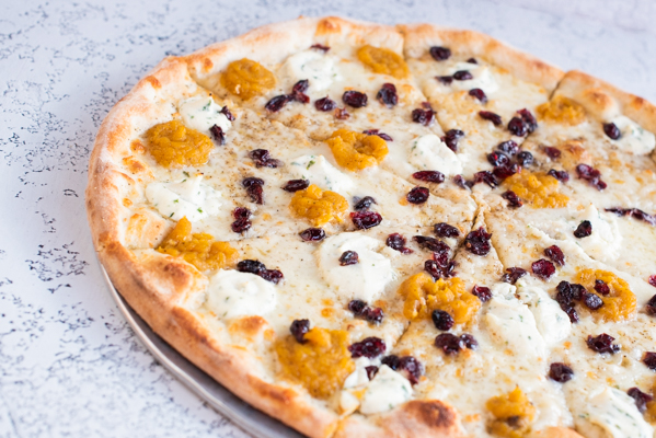 Order Butternut Squash, Ricotta and Cranberry Pizza food online from OTTO store, Brookline on bringmethat.com