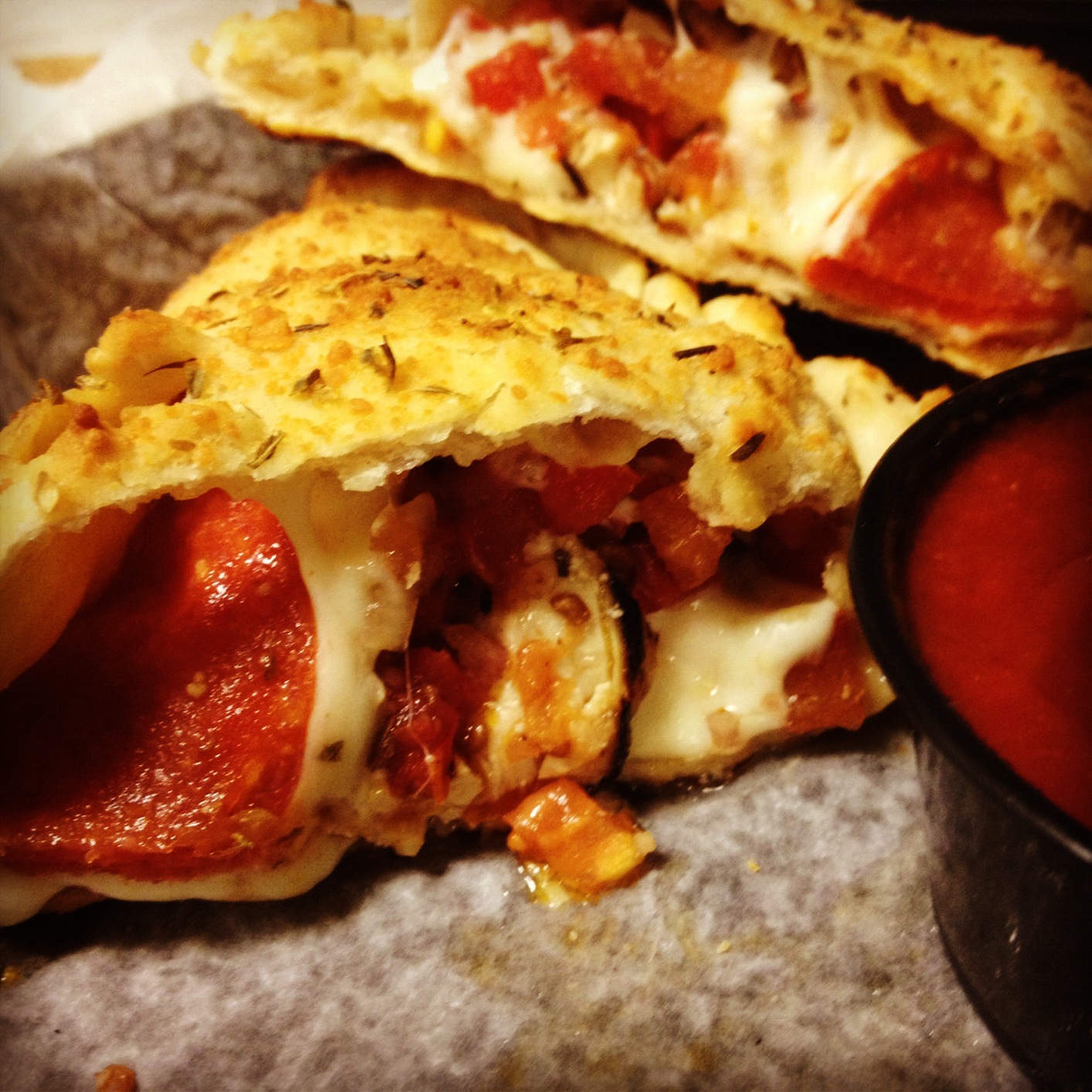 Order Build Your Own Calzone food online from Nick's Pizza & Pub store, Crystal Lake on bringmethat.com