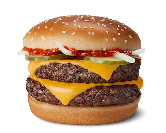 Order Double Quarter Pounder with Cheese food online from Mcdonald store, Mount Olive Township on bringmethat.com