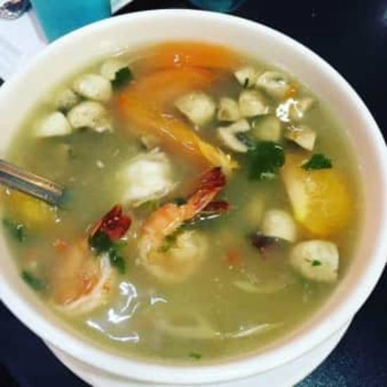 Order Seafood Soup (Poe Thak Talay) food online from Blue Mango store, San Jose on bringmethat.com