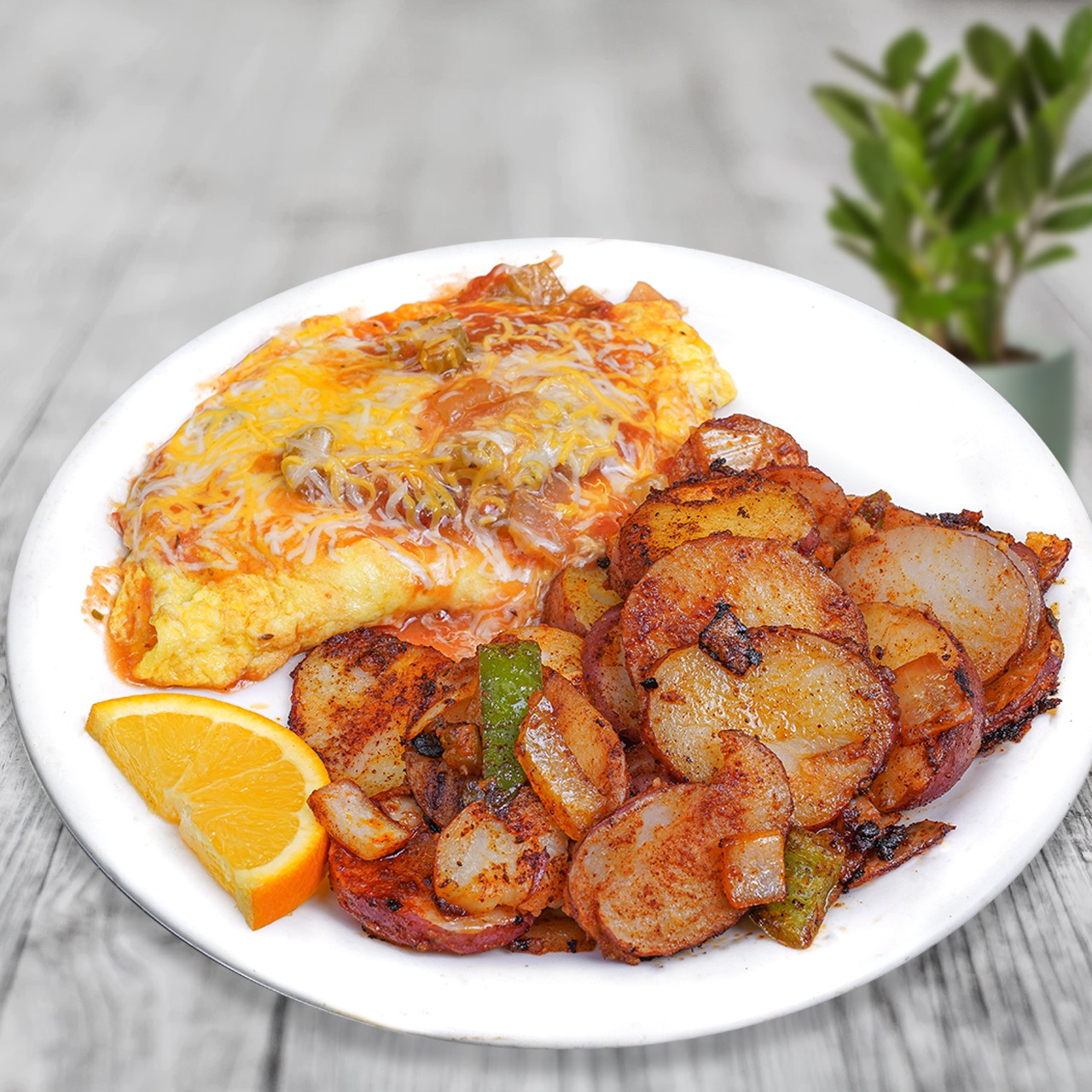 Order Spanish Omelette food online from Spires store, Ontario on bringmethat.com