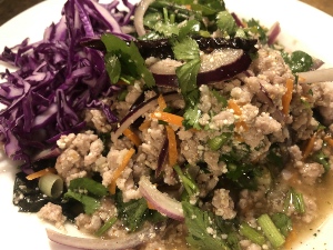 Order Larb Chicken  food online from Sticky Rice store, Chicago on bringmethat.com