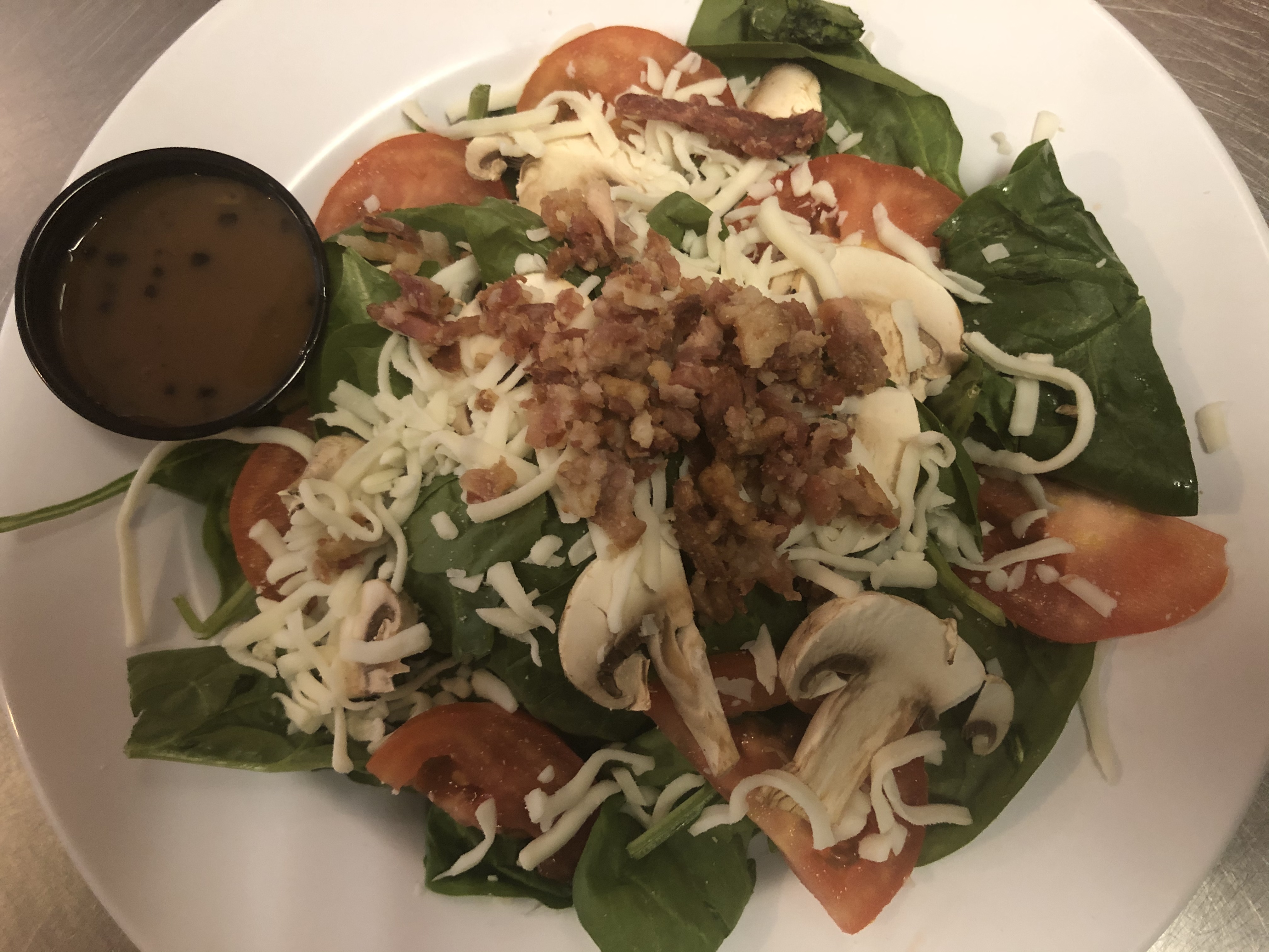 Order Spinach Salad food online from Fabulous Pizza store, Valdosta on bringmethat.com