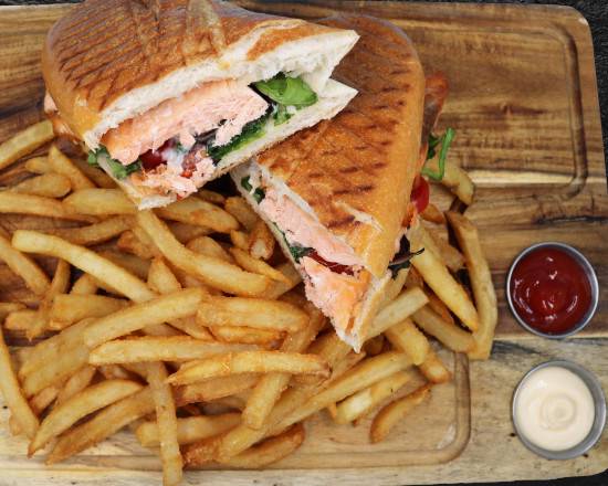 Order Salmon Panini food online from Roma Restaurant & Pizzeria store, Clifton on bringmethat.com