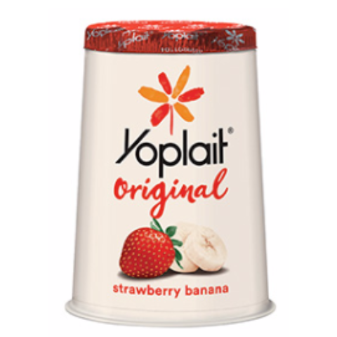 Order Yoplait Original Strawberry Banana Yogurt 6oz food online from 7-Eleven store, Mount Holly on bringmethat.com