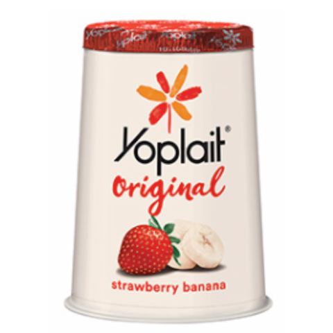 Order Yoplait Original Strawberry Banana Yogurt 6oz food online from 7-Eleven store, La Plata on bringmethat.com