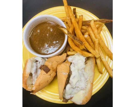 Order French Dip Hoagie food online from The Quarter Bar & Grill store, Addison on bringmethat.com