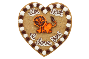 Order I'm Not Lion I Love You Cookie Cake food online from American Deli on Broad St. store, Athens on bringmethat.com