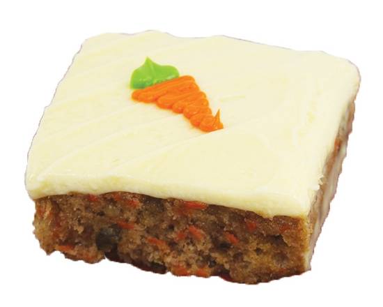 Order Hand Decorated Carrot Cake Square, 6 oz. food online from Lucky California store, Sonoma on bringmethat.com